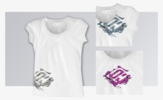 T-shirt Woman Shot Race Gear Logo Draw - Active Shirt