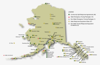 Map Of Community Spill Response Agreements, Response - Atlas