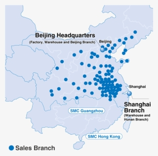 Global Network - Map Of China