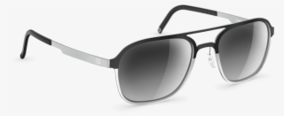 Black Ink / Silver Matte - Sunglasses