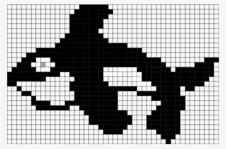 Killer Whale Pixel Art