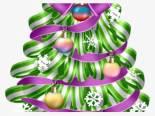 Christmas Lights Clipart Christman - Purple Christmas Tree Clipart