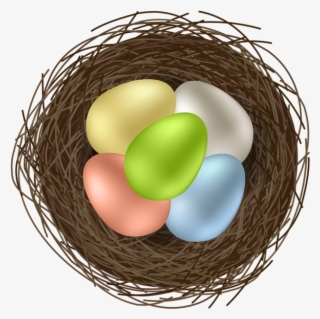 Easter Eggs In Bird Nest Transparent Image - Egg
