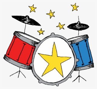 Gumtoo Designer Temporary Tattoos Drums - Cartoon Drum Tattoo