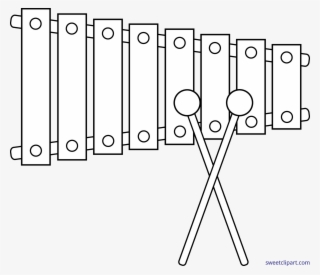 Xylophone Clipart Tree - Glockenspiel Line