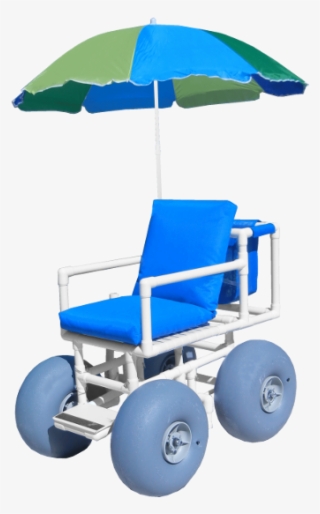 Beach Wheelchair With Large Tires - Beach Wheelchair Png