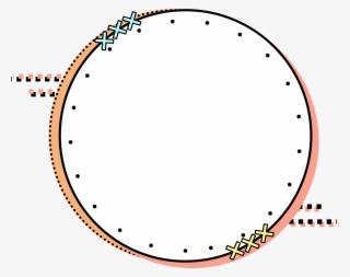 Memphis Border Cartoon E Commerce Simple Png And Psd - Circle