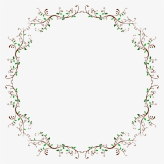 Leafy Frame - Circle