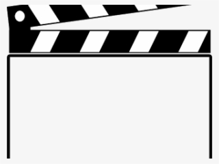 Clapperboard Clipart Movie Theater - Clip Art Clapper Board