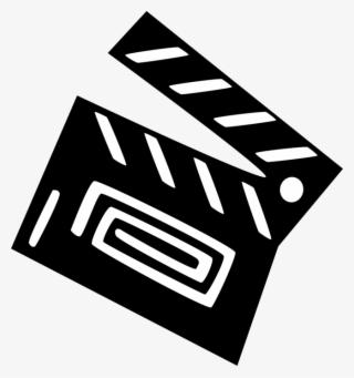 Vector Illustration Of Filmmaking And Video Production - Movies Clipart