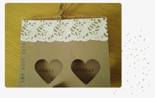 Carte De Mariage Original Carte Mariage Perforatrice - Heart