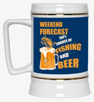 Fishing And Beer Mugs Gift For Crush - Beer Stein