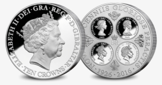 Her Majesty Queen Elizabeth Ii 90th Birthday Ten Crown - Quarter