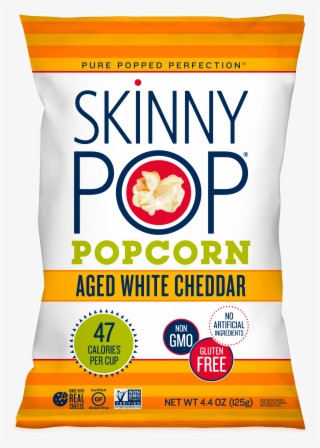 Aged White Cheddar Popcorn - Skinny Pop Aged White Cheddar Popcorn