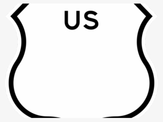 Freeway Clipart Blank Road Sign - Us 50