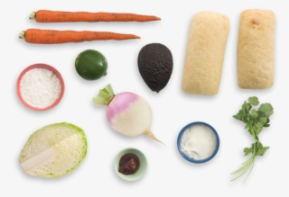 Avocado Tempura Tortas With Spicy Turnip & Cabbage-carrot - Turnip And Avocado