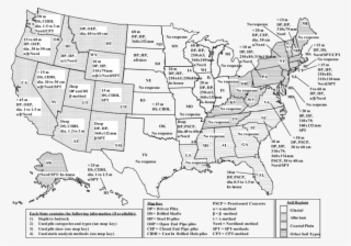 Map Summarizing The Typical Soil Formations, Average - Diagram