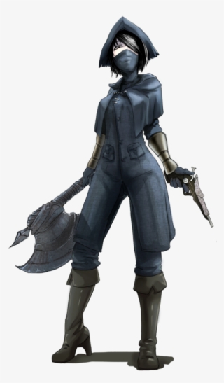 752 X 1063 3 - Bloodborne Female Hunter Fan Art