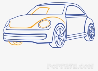 How To Draw A Simple Car Pop Path - Car