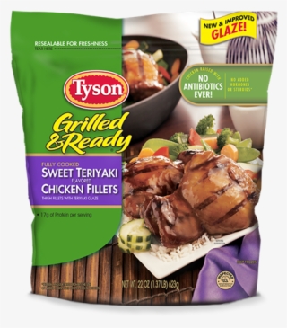 Frozen Grilled Sweet Teriyaki Chicken Fillets - Tyson Grilled Teriyaki Chicken