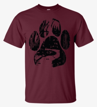 Into The Forest Cat Paw T-shirt - T-shirt
