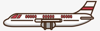Airplane Transportation Travel Cartoon Png And Vector