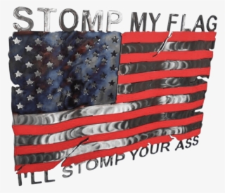 Molten Metal Sign - Flag Of The United States