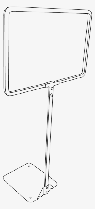 Metal Sign Frame - Line Art