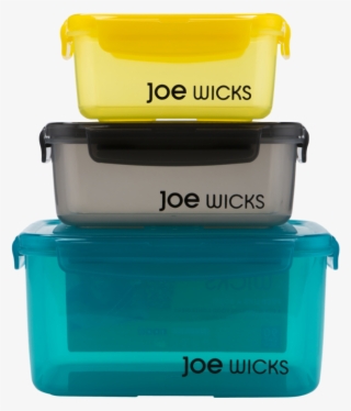 3 Piece Food Container Set - Plastic