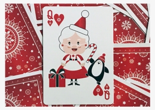 Christmas Playing Cards Poker Size Deck Uspcc Santa - Christmas Playing Cards