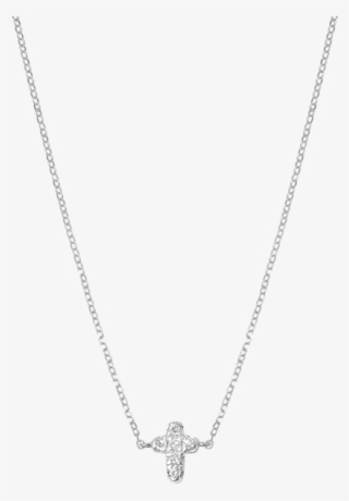 Gold And Diamonds, Cross Necklace - Necklace