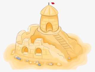 Sand Castle Clipart Vacation - Sand Castle Clipart Png