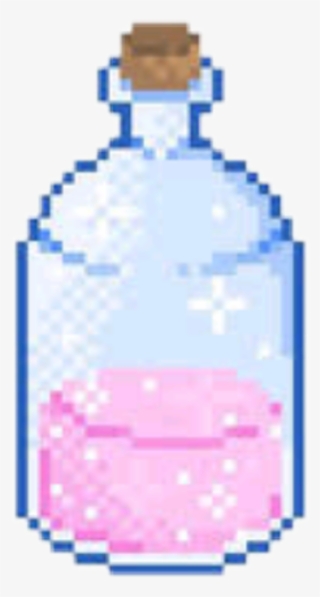 Pink Sticker - Pixel Heart Bottle