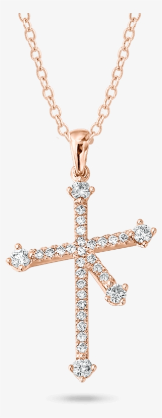 Southern Cross Diamond Micro Set Pendant In Rose Gold - Locket