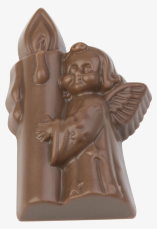 Angel With Candle - Carving