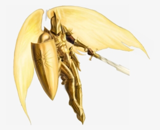 L'araldo Di Iomedae È Un Angelo In Armatura D'oro Con - Membrane-winged Insect