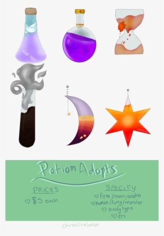 Time For Some Potion Adopts Message Me If You Want - Graphic Design