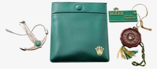Vintage Green Dot Rolex Anchor With Pouch Hang Tags - Coin Purse