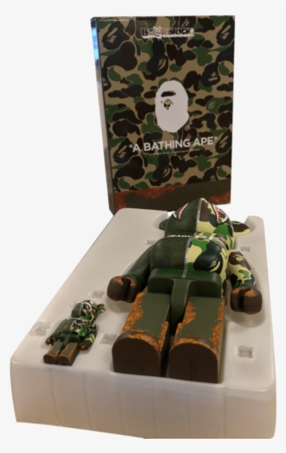 Bearbrick Readymade Collaboration Bape 100% And 400% - Figurine