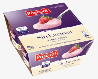 Yogur De Fresa Sin Lactosa Pascual - Yogurt