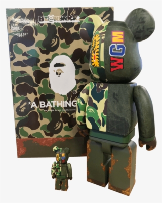 Bearbrick Readymade Collaboration Bape 100% And 400% - Bape Camo