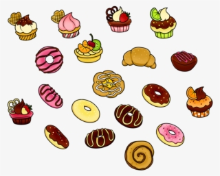 Free - Pastries Cliparts