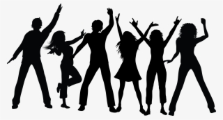 Group Black Silhouette - Crowds Of People