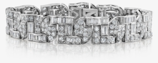 Art Deco Fancy Diamond Bracelet - Bracelet