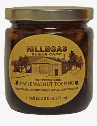 Hillegas Sugar Camp Maple Walnut Topping Halfpint - Chutney