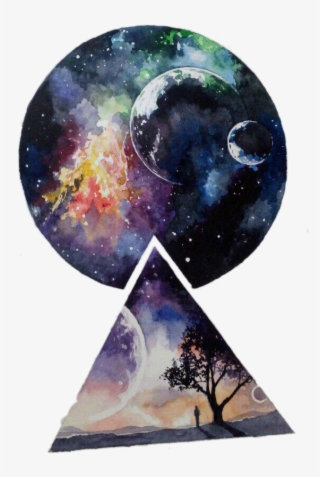 And Small Star Round Triangle Free Transparent Image - Drawing Ideas Galaxy