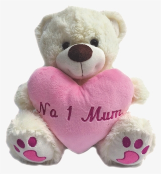 12" No 1 Mum Teddy Bear - Teddy Bear
