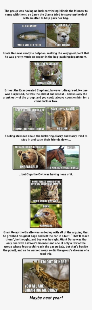 Linebreak1 Animal Puns Comic - Red-tailed Hawk