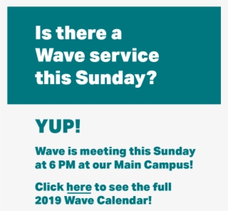 We Believe That The Wave Starts In The Student Section - Electric Blue