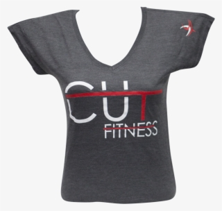 Grey Cut Fitness Logo Tee - Active Tank